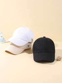 3pcs/Set Baby Spring/Autumn Cute 15# Baseball Cap, Suitable For Outdoor Sun Protection, Casual And Daily Party - Multicolor - View 3