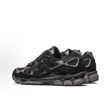 ASICS Gel-NYC Sneakers - Authentic Unisex Retro Lifestyle Running Shoes | Viral 2026 Sportstyle Urban Trainers | Premium Gel Technology Cushioning | Durable Suede & Mesh Performance Footwear | Classic Comfort Daily Sneakers - 黑色 - 查看 4