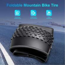 6MSKS 1 Set 26x4.0 Inch Fat Tire, Inner Tube And Outer Tire Set, Foldable Replacement Tire, Suitable For Electric Bicycle And Mountain Bike, Road/Off-Road Universal, Thickened Butyl Rubber Inner Tube, Durable Tire - 26*4.0 Tire Set - View 5