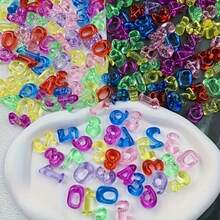 2D Flat, 24pcs/48pcs 3D Colorful Transparent Acrylic Numbers, Crystal-Like Beads For DIY Projects, Holiday Table Decorations & Vase Fillers - Premium Number Beads - View 5