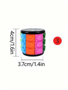 3D Magic Cube Corn Cube Fingertip Cube Cylindrical Cube Personalized High Difficulty 3/5/7 Layer Magic Cube Adult Stress Relief Toy 3D Fingertip Toy Sensory Cube Rubex Magic Cube Sensory Toy Stress Relief Toy Stress Ball - View 6