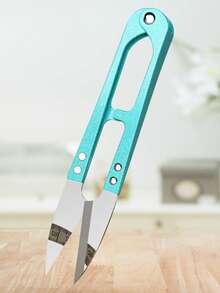 1pc U-Shaped Scissors For Home Sewing, Small Stainless Steel Thread Trimmer, Suitable For DIY Sewing - Multicolor - View 9