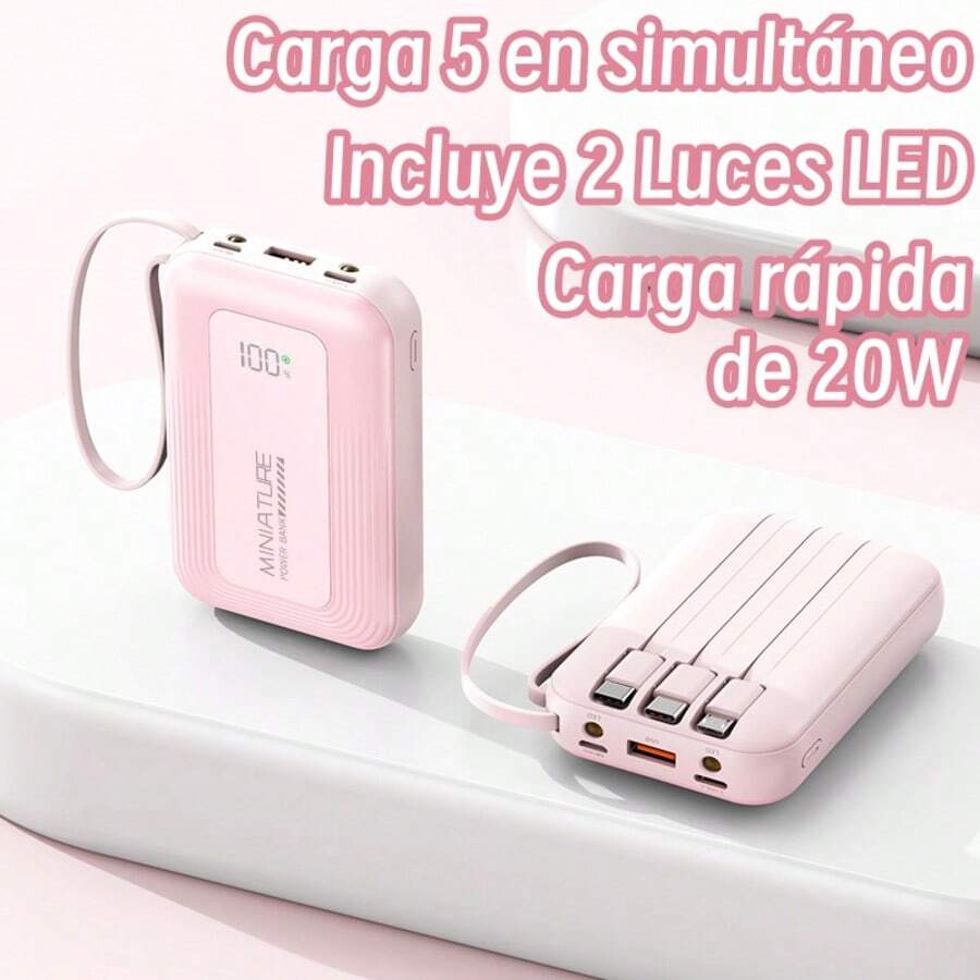 Power Bank - Rosa - View 1