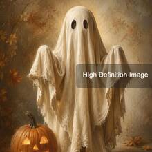 1 pieza Póster de lienzo con marco/sin marco de carro de calabaza fantasma estilo acogedor de otoño campestre, decoración de arte de pared Cottagecore espeluznante de Halloween, pintura de pergamino de bruja de granja de otoño, adecuado para pasillo, apartamento, dormitorio, decoración del hogar moderno - B - Ver 9