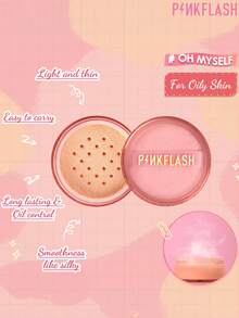 PINKFLASH 6g Bedak Tabur Semi-Transparan Pengontrol Minyak, Tahan Keringat, Tahan Lembap, Anti Noda Masker, Tahan Air, Anti Luntur, Tekstur Ringan Seperti Awan, Bernapas dan Tidak Menyumbat - #111 - View 4