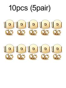 1/2/6/10pcs 925 Sterling Silver Hypoallergenic Earring Backs, Prevent Ear Stud Blockage, Suitable For Daily Wear - Earring Backs - View 12