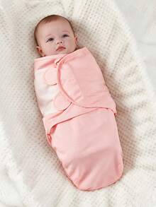 1 Set Butterfly Swaddle Blanket, Swaddle Wrap Combination Style, Soft Skin-Friendly, Absorbent And Breathable, Newborn Essential - Multicolor - View 8