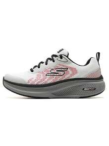 Skechers Men's Running Shoes GORUNELEVATE2.0 Running Shoes Support Stable Men's Fitness Sports Training 220848-WBK - White/Black - View 6