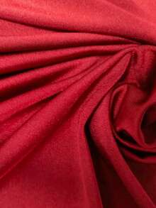 Women's Zipper Closure Jumpsuit With Long Sleeves Spring Elegant Red - Red - View 6