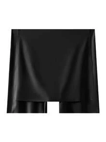 2pcs Solid Color High Waist Comfortable Seamless Anti-Chafing Women's Safety Pants - Multicolor - View 4