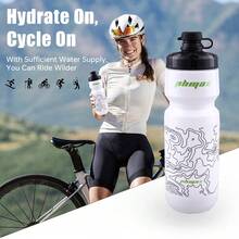 Bicycle Water Bottle Holder And Bottle Combo Set, Squeeze-Style Cycling Water Bottle Holder 720ml Leak-Proof Design Suitable For Mountain And Road Bike Cycling (Black) - Multicolor - View 3
