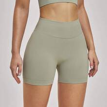 Women's Knitted High Elasticity Sports Shorts, Butt Lifting Design, Perfect For Sports And Exercise - Dusty Purple - View 3