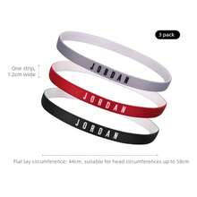 Diadema deportiva Nike para yoga y running, banda elástica para el sudor y accesorio para el cabello, 3 piezas - 3 colores - Ver 8