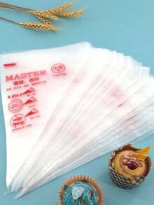 SikeSike 100入裝裱花袋裱花工具組（50個M號 + 50個S號） - 查看 4
