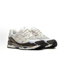 ASICS Gel-NYC Sneakers - Authentic Unisex Retro Lifestyle Running Shoes | Viral 2026 Sportstyle Urban Trainers | Premium Gel Technology Cushioning | Durable Suede & Mesh Performance Footwear | Classic Comfort Daily Sneakers - 米咖啡 - 查看 5