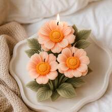 3D Daisy Bouquet Silicone Candle Mold-A Realistic Design That Faithfully Captures Floral Textures. This Reusable, Easy-To-Demold Silicone Mold Is Perfect For Home Decor And Crafting Projects. - A - View 1