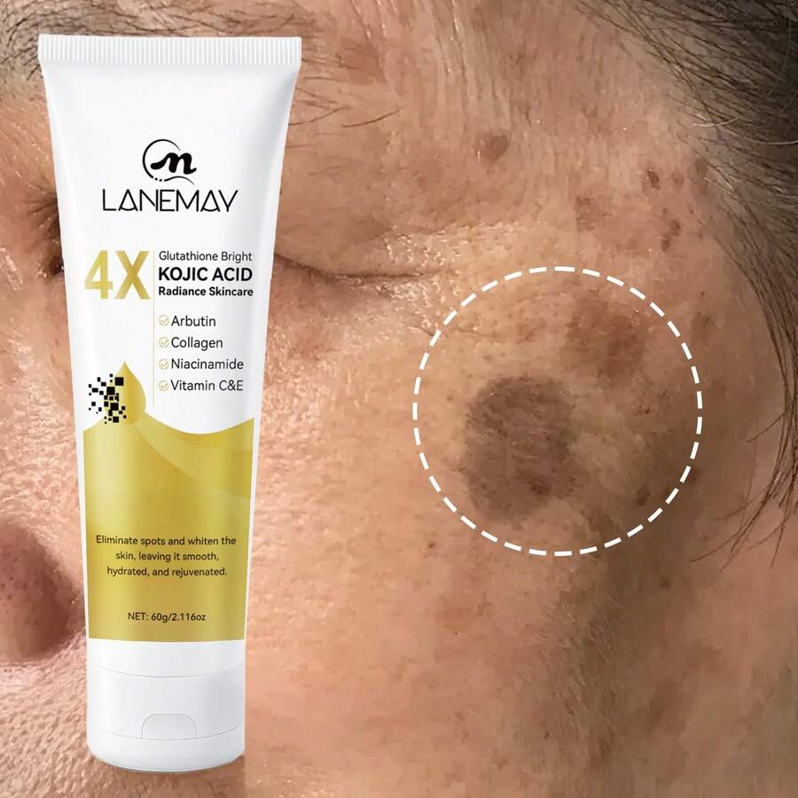 Kojic Glutathione Brightening Cream Fade Spots Hydrate Smooth Skin Repair Multi-Complex Essence 60g - Hyaluronic Acid - View 1