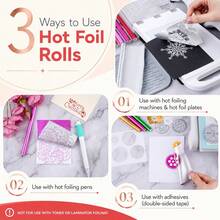 12 Colors Gold Foil, Suitable For Foil Stamping Machine, Foil Pen And Various Foil Stamping Equipment, Used For DIY Handmade Greeting Cards And Bill Making - A - View 12