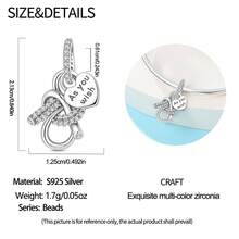 1pc S925 Sterling Silver Lifestyle Charm Bead, Crown, Heart Gesture, Commemorative Plaque, Teapot Coffee Cat Multiple Styles, Colorful Zirconia Enamel Exquisite Details, Comes With Gift Box, Suitable For Bracelet Necklace, Handmade DIY Jewelry, Daily Gentle Gift Accessory - Multicolor - View 8
