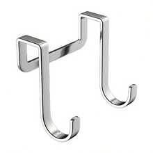 Adhesive Hooks No Drill Heavy Duty Wall Mounted Sticky Hooks For Bedroom Bathroom Kitchen Cabinet Door Waterproof Reusable Hooks For Hanging Clothes Towels Robes Organization Storage Solutions - Multicolor - View 5