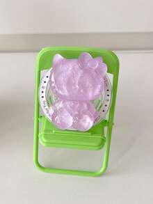 1PC Sanrio Cartoon Hello Kitty Cat Phone Stand, Colorful Epoxy KT Cat Magnetic Phone Holder, Telescopic Phone Stand - Multicolor - View 14