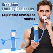 1pc Breathing Dumbbell Abdominal Breathing Trainer, Core Workout Fitness Equipment, Home Exercise Gear, Waist Training Fitness Accessory, Portable Lung Capacity Training Tool, Yoga Running Workout, Suitable For Adults, Compact Design, No Battery Required - Multicolor - View 8