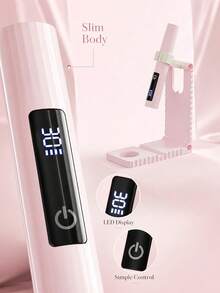 Handheld Mini Portable Rechargeable Nail Light With Display Screen, One-Line Light Therapy Lamp, Fast Drying, Non-Blackening, Rechargeable Mini Handheld Nail Light Therapy Machine, One-Line Light Fast Drying Set, Convenient Rechargeable Mini Handheld Nail Light - Multicolor - View 6