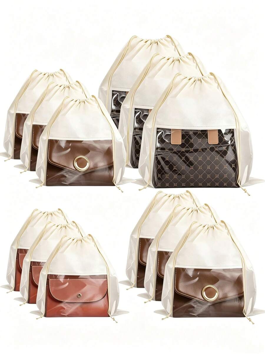 Dust-Proof Bags, Drawstring Bags, Storage Bags And Small Drawstring Pouches, Suitable For Handbags, Shoes, Wallets And Other Items - View 1