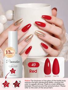 peacecolor 1 Bottle 10ml White Gel Nail Polish, Long-Lasting Classic White Nail Polish, Suitable For Beginners DIY At Home, Gel Nail Polish Manicure Art Gift, For Women - Multicolor - View 6