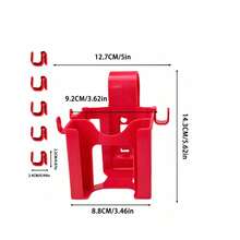 Poolside Cup Holder, Multi-Functional Pool Storage Rack And Towel Hook, Clip-On Beverage Holder, Suitable For Swimming Pool, Patio, Backyard, Hot Tub, Summer Party, Beach Vacation And Outdoor Storage - A - View 7