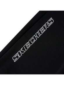 Skechers Men's Knit Shorts, Simple Comfortable Daily Outdoor Sports Casual Shorts P226M207-03K8 - Smoky Black - View 4