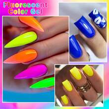 Mtssii 6件組 10ml 凝膠指甲油套裝，持久顯色，無鉛，半永久可卸除 UV 凝膠指甲油，適合夏季美甲、DIY 指甲設計，廣泛裝飾用途，美甲凝膠套裝，附盒裝，適用於美甲沙龍與居家使用 - 彩色 - 查看 8