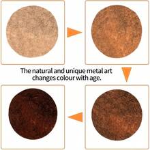 [2D Flat]Rusty Metal Bird And Branch Wall Decor, Rustic Style Garden Decoration, Outdoor Plaque And Wall Art, Warm And Romantic - A - View 5