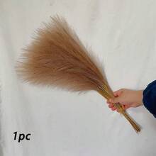 100/80/60/50/30/20/10/8/6/5/3/1pc, 97/55cm, Artificial Reed Grass, Reed, Used For Floor Vase, Vase Filler, Bohemian Country Farmhouse Home Decor, Wedding Party Decoration, Valentine's Day, Birthday, Graduation Gift - Beige Gradient - View 12