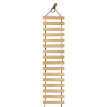 1pc Cat Climbing Bridge For Cat Cage, Cat Tree, Cat Wall Shelf, Hanging Solid Wood Cat Climbing Wall Rope Ladder For Play, Climbing And Perching, Length 35cm/50cm/100cm, Max Load 12kg (26lb) - Ginger - View 11