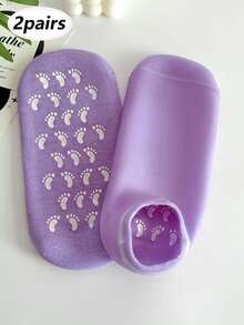 Reusable Gel Moisturizing Foot Socks - Soft Hydrating Socks, Foot Care Socks, Easy To Clean Lightweight Design, Suitable For Home Foot Care, Relieve Cracked Heels And Soften Rough Skin - Multiple Styles - View 21