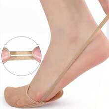 1 Pair Anti-Slip Front Foot Pads, Soft & Breathable, Invisible Strap Design, Comfortable Padded Insoles, Forefoot Cushion, High Elasticity, Anti-Blister, Heel Cushioning, Size Reducer, Half-Size Inserts, Suitable For High Heels, Summer Thin Style - Multicolor - View 5