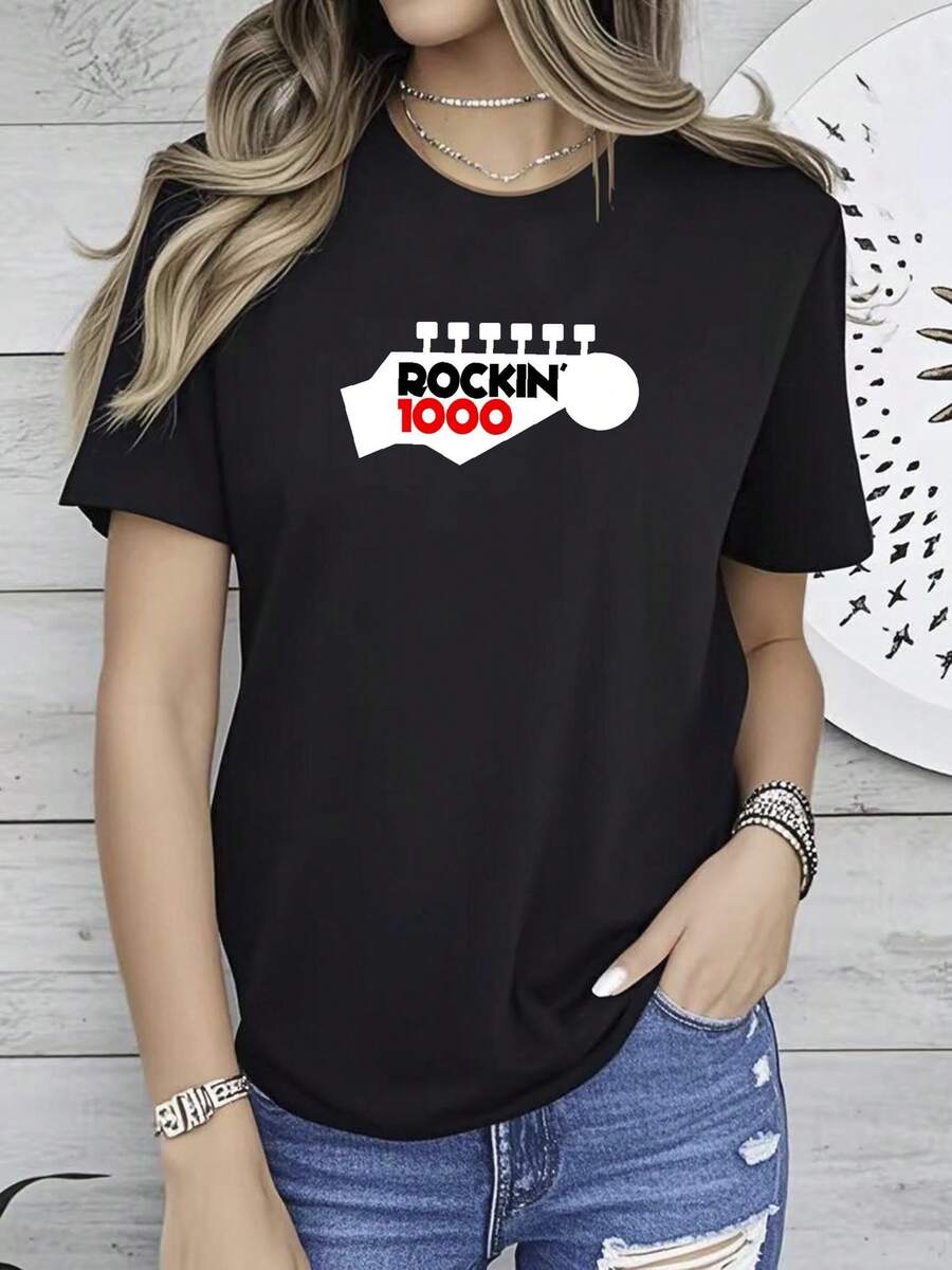 Women T-Shirts - 黑色 - 查看 1