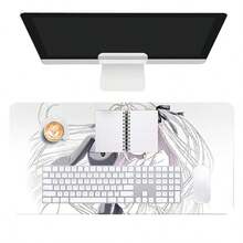 Queen Black Bow Mouse Pad Kawaii Leather Mouse Pad Academic Fashion Computer Desk Pad Is Suitable For Laptop Non-Slip Waterproof Leather Material Base Pad Office Accessories Decorative Edge Lock Edge Desk Pad - View 7