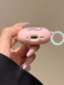 粉色耳機保護殼，相容 Apple 原裝耳機盒，第 2 代 4 耳機保護套 - 粉色 - 查看 4