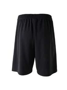 Skechers Men's Knit Shorts, Simple Comfortable Daily Outdoor Sports Casual Shorts P226M207-03K8 - Smoky Black - View 3