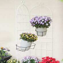 2 Pack Metal Garden Trellis 71"X 19. Rustproof Trellis Climbing Plants Outdoor Flower Support - C - View 3