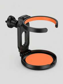 1pc Multi-Function Universal Car Air Vent Cup Holder, With Cup Tray, Car Cup Holder Installed On Air Vent, Ashtray Holder - A - View 6