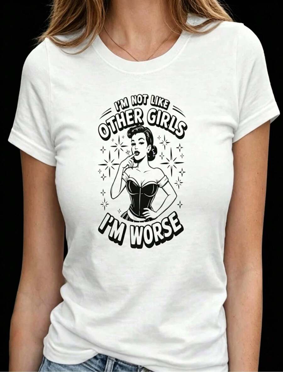 Women T-Shirts - 白色 8 - 查看 1