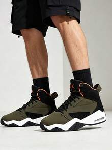 Nike Sepatu Basket Jordan Lift Off Comfort GS Mid-Top, Unisex, Hijau/Hitam - Hijau dan hitam - View 1