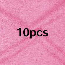 40pcs Face Towel Set, Soft Absorbent Face Cloths, Suitable For Bathroom, Gym, Hand Cleaning, Beauty, Spa And Home Hair Care, Reusable, Durable And Machine Washable, Multicolor, 10x10 Inches - Pink - View 13