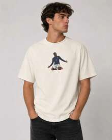 Camiseta inspirada en Ousmane Dembélé, Camiseta icónica para celebrar los goles, Camiseta para aficionados al fútbol de Francia - Blanco - Ver 2
