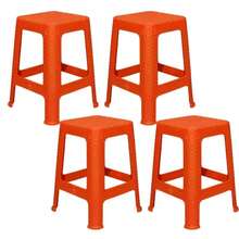 Table Benches - Orange - View 1