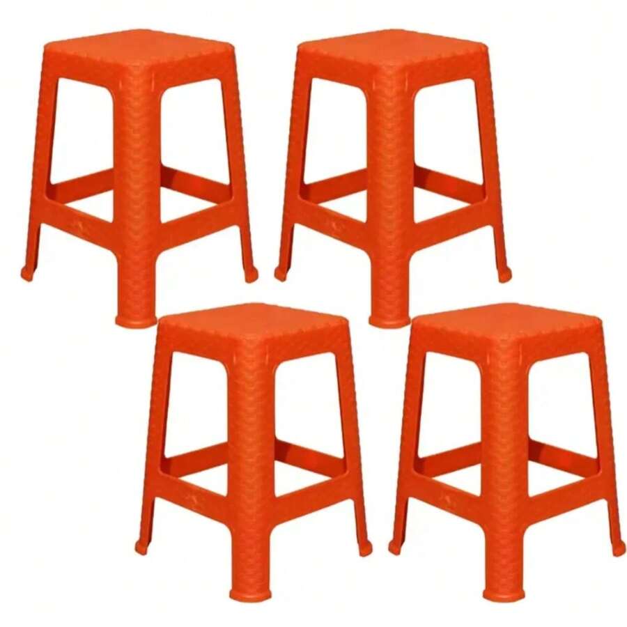 Table Benches - Orange - View 1
