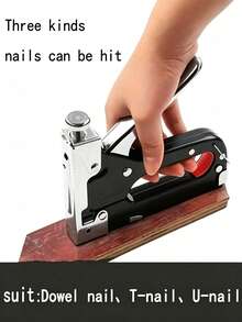 4-In-1 Heavy Duty Labor-Saving Staple Gun Set, Ergonomic Soft Rubber Handle Nailer, Shock-Absorbing Wear-Resistant Stapler - Heavy Duty Labor-Saving, Shock-Absorbing, Ultra-Long Life, Anti-Vibration Pad Design, Suitable For Woodworking, Home Decor, Garden Repair, Daily Office, School Crafts, DIY Projects For Families Across States. Heavy Duty Labor-Saving Manual Men's Tool, 4-In-1 Household Tool, Shock-Absorbing Professional Woodworking Tool, Universal DIY Tool For All States, Labor-Saving Easy-To-Use Home Decor Tool, Convenient School Supplies, Efficient Labor-Saving Office Supplies. - Multiple Styles - View 4